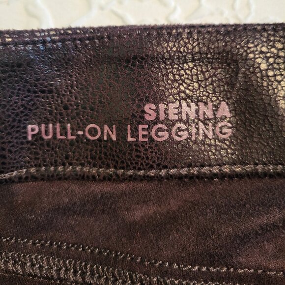 Liverpool NWOT Sienna Brown Textured Soft Pull on Leggings Women's Size 12 - Picture 9 of 11